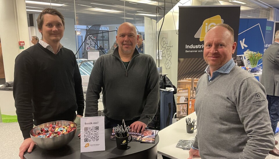 Björn Eriksson (i mitten) och hans kollegor på IndustriQompetens Västerås. Björn Eriksson (i mitten) och hans kollegor på IndustriQompetens Västerås.