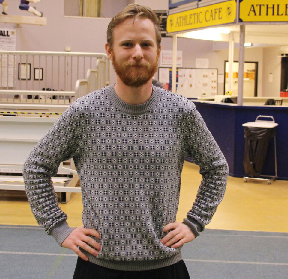 Västerås Friidrotts t f sportchef Elias Rapp.
