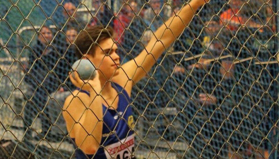 Gustav Fabretto tog medalj i vikt. Gustav Fabretto tog medalj i vikt.