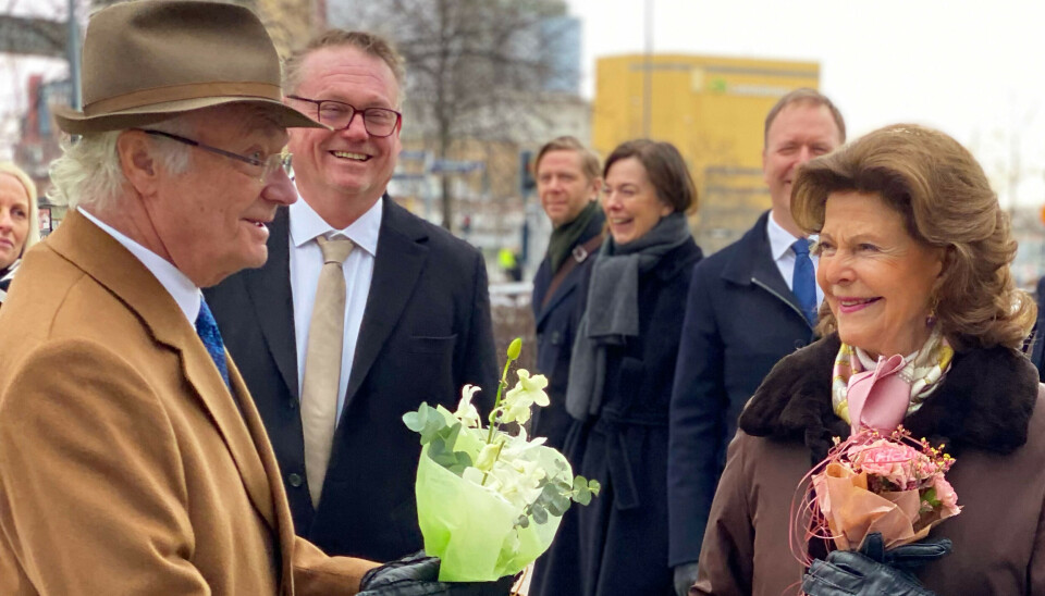 Kung Carl XVI Gustaf och drottning Silvia.