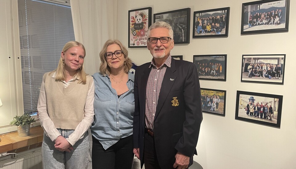 Elin Klintberg, Therese Ankreus och Karl-Gustaf Hallqvist. Elin Klintberg, Therese Ankreus och Karl-Gustaf Hallqvist.