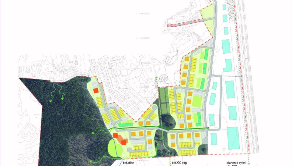 Framtidsvision. Illustrationsplanen som planarkitekt Anna Ryf har tagit fram visar det första utkastet till hur området kan komma att se ut. Framtidsvision. Illustrationsplanen som planarkitekt Anna Ryf har tagit fram visar det första utkastet till hur området kan komma att se ut.