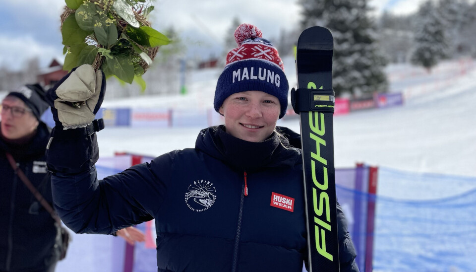 Moa Landström från Västerås Slalomklubb tog ett sensationellt SM-silver i storslalom på fredagen. Moa Landström från Västerås Slalomklubb tog ett sensationellt SM-silver i storslalom på fredagen.