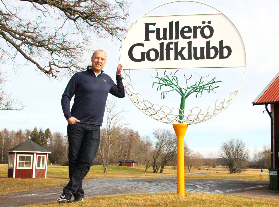 Fullerö GK och klubbchefen Patrik Hallonsten är redo för Västerås Open i sommar.