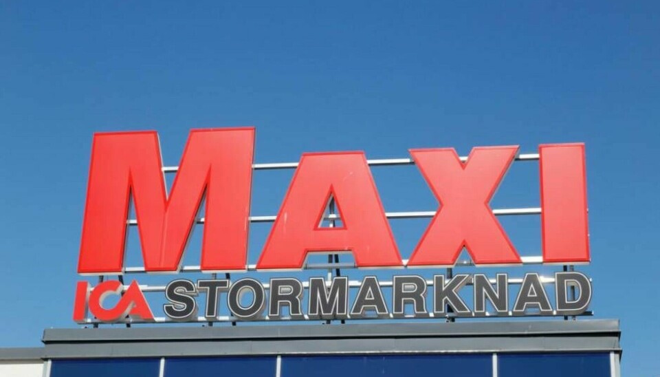 Prissatsning på ICA Maxi Erikslund väntar.