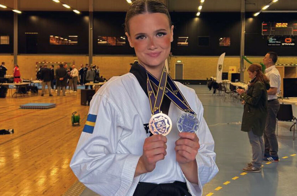 Silvertjejen Alicia Brännback.