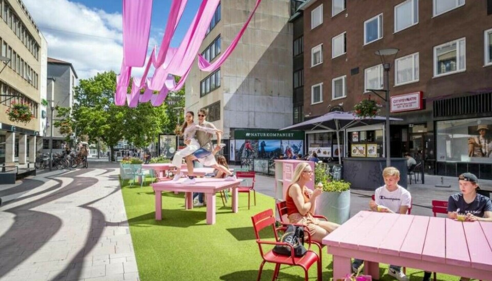 Pop up-torg. Sommartorget är ett exempel på en lyckad tillfällig aktivitet i Västerås city.