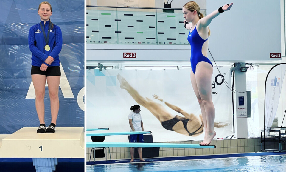 Sviktade inte. Västeråsaren Emma Ricatti segrade både på 1 och 3 meter.
