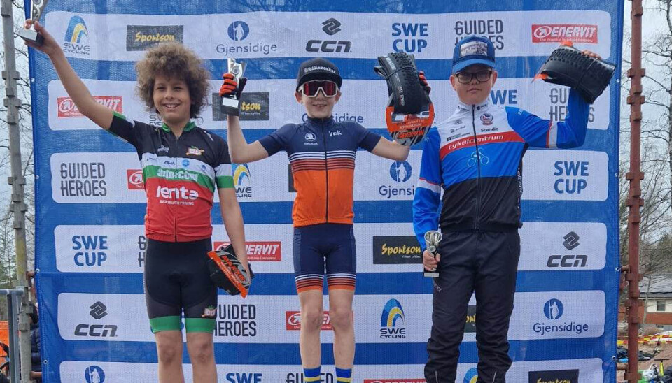 VCK-cyklisten Oskar Liljeros vann klassen för pojkar 11-12 år.