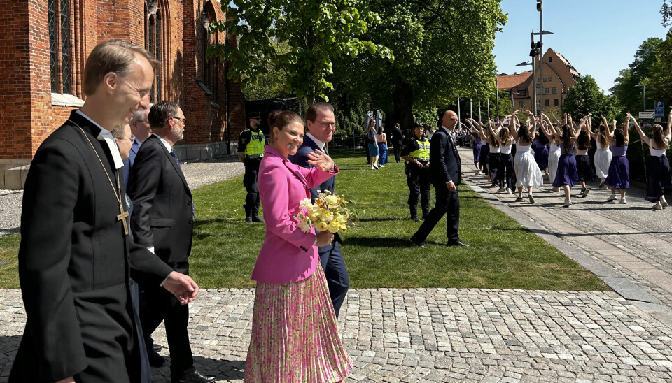 Det gick som en dans när kronprinsessparet besökte Västerås.
