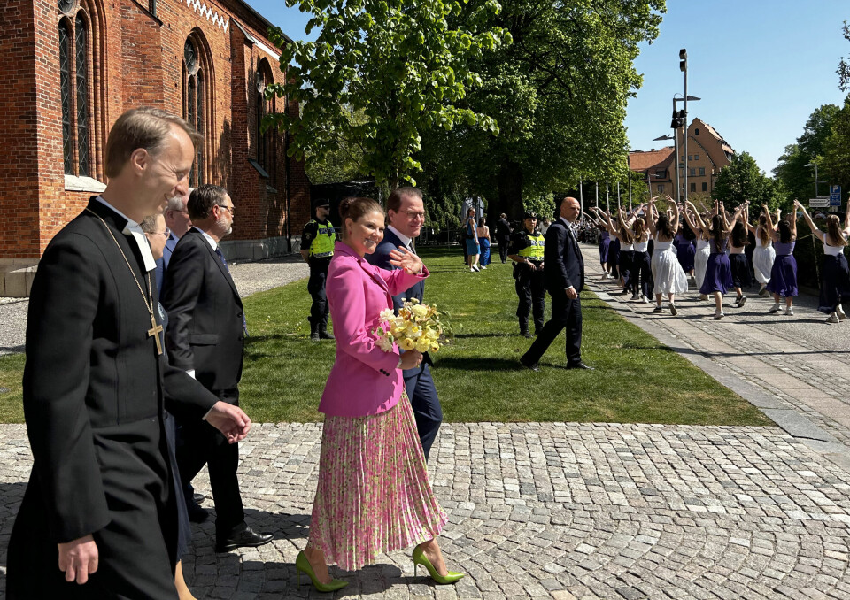 Det gick som en dans när kronprinsessparet besökte Västerås.