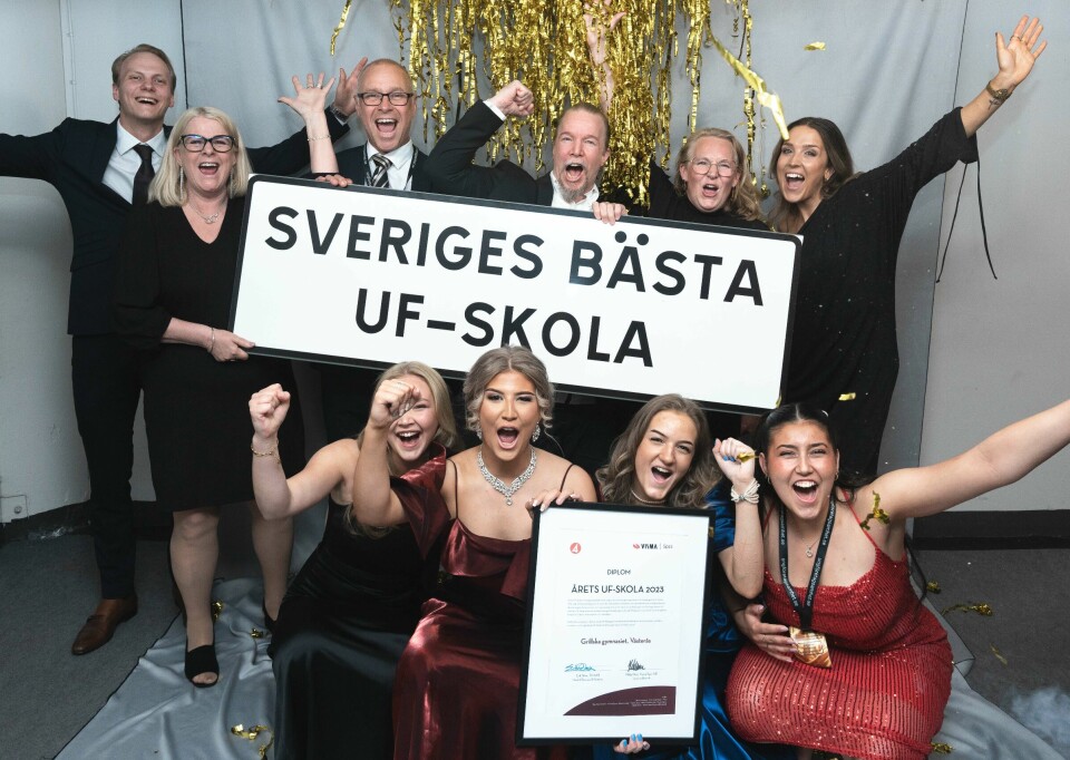 Grillska utsågs till Sveriges bästa UF-skola.