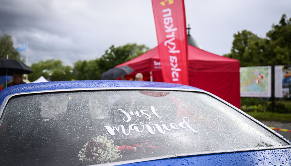 Chans till drive in-bröllop på Summer Meet
