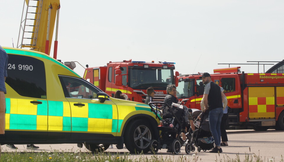 Stort fokus på alla tänkbara utryckningsfordon. Stort fokus på alla tänkbara utryckningsfordon.