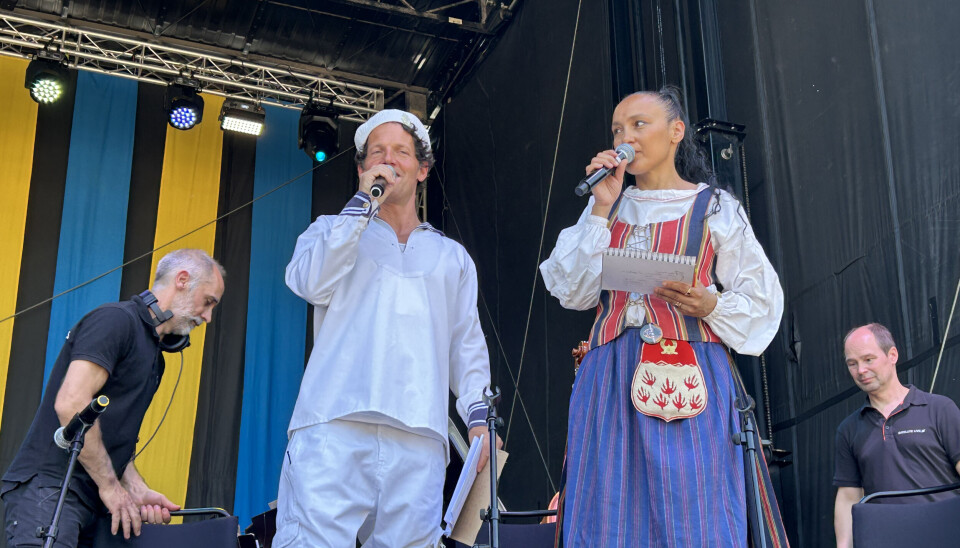 Nassim al Fakir var en av stjärnorna som gästade nationaldagsfirandet i Västerås.