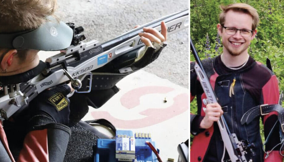 Västeråsskytten Filip Andersson tävlar för Sverige. Västeråsskytten Filip Andersson tävlar för Sverige.