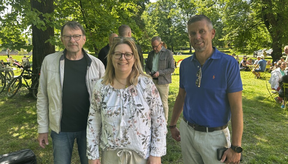 Lars Nordin, Vicki Skure-Eriksson och Lenny Hallgren.