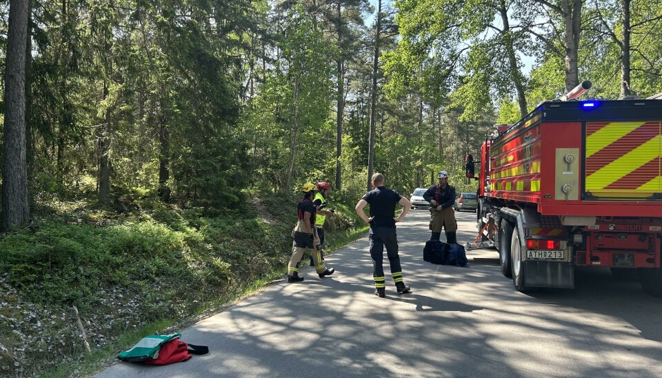 Just nu: Larm om terrängbrand