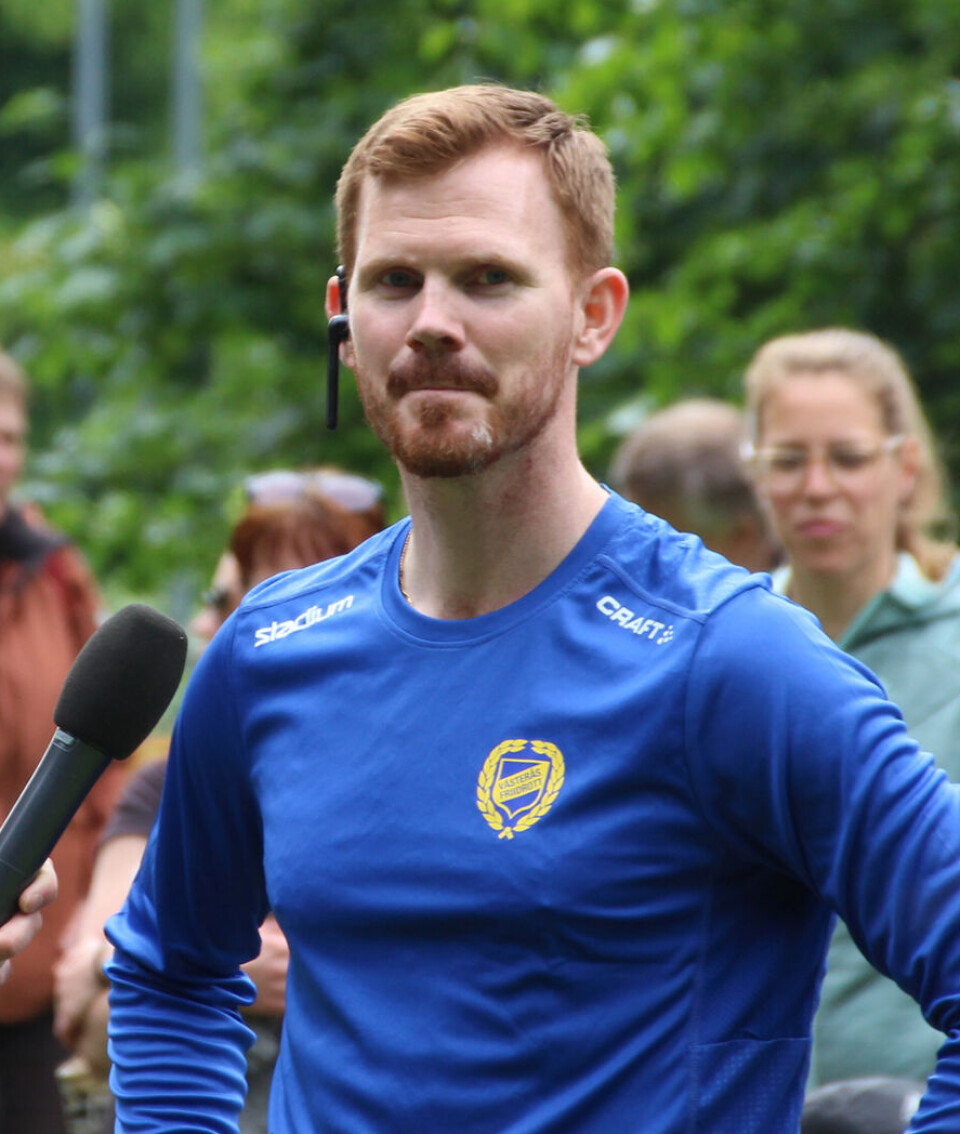 Tävlingsledare Henrik Astfors.