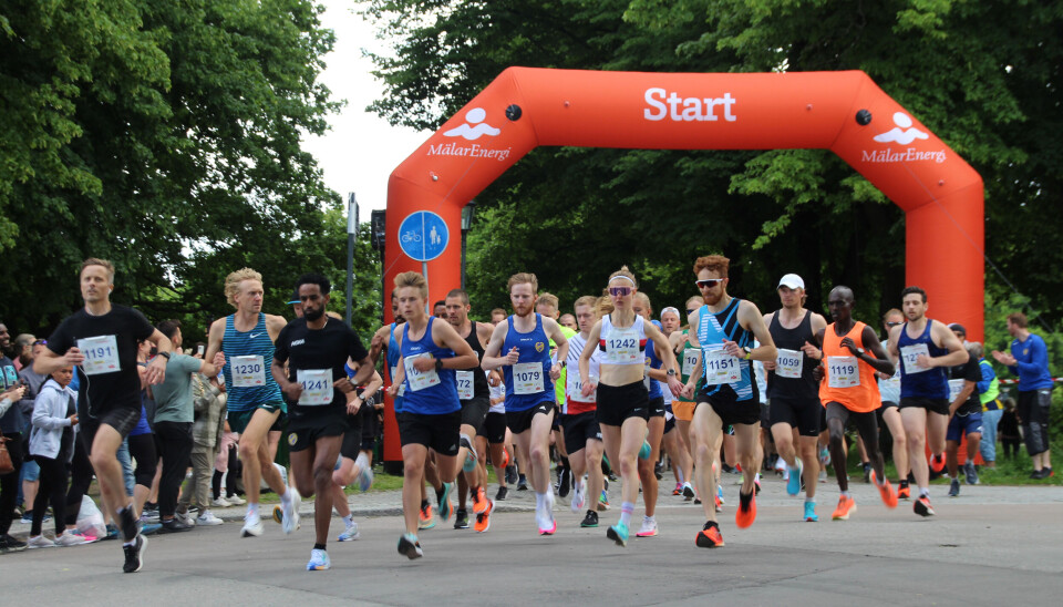 Löpfest. Mälarenergi Stadsloppet avgörs över 5 och 10 km för vuxna och tre olika barnklasser.