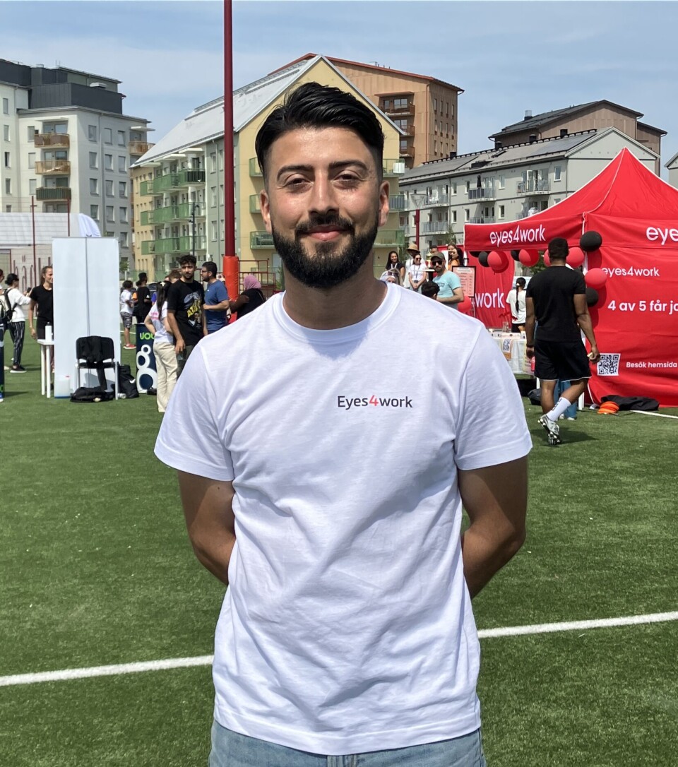 Ali Sheikomar, regionsäljare på Eyes4work var nöjd med eventet.