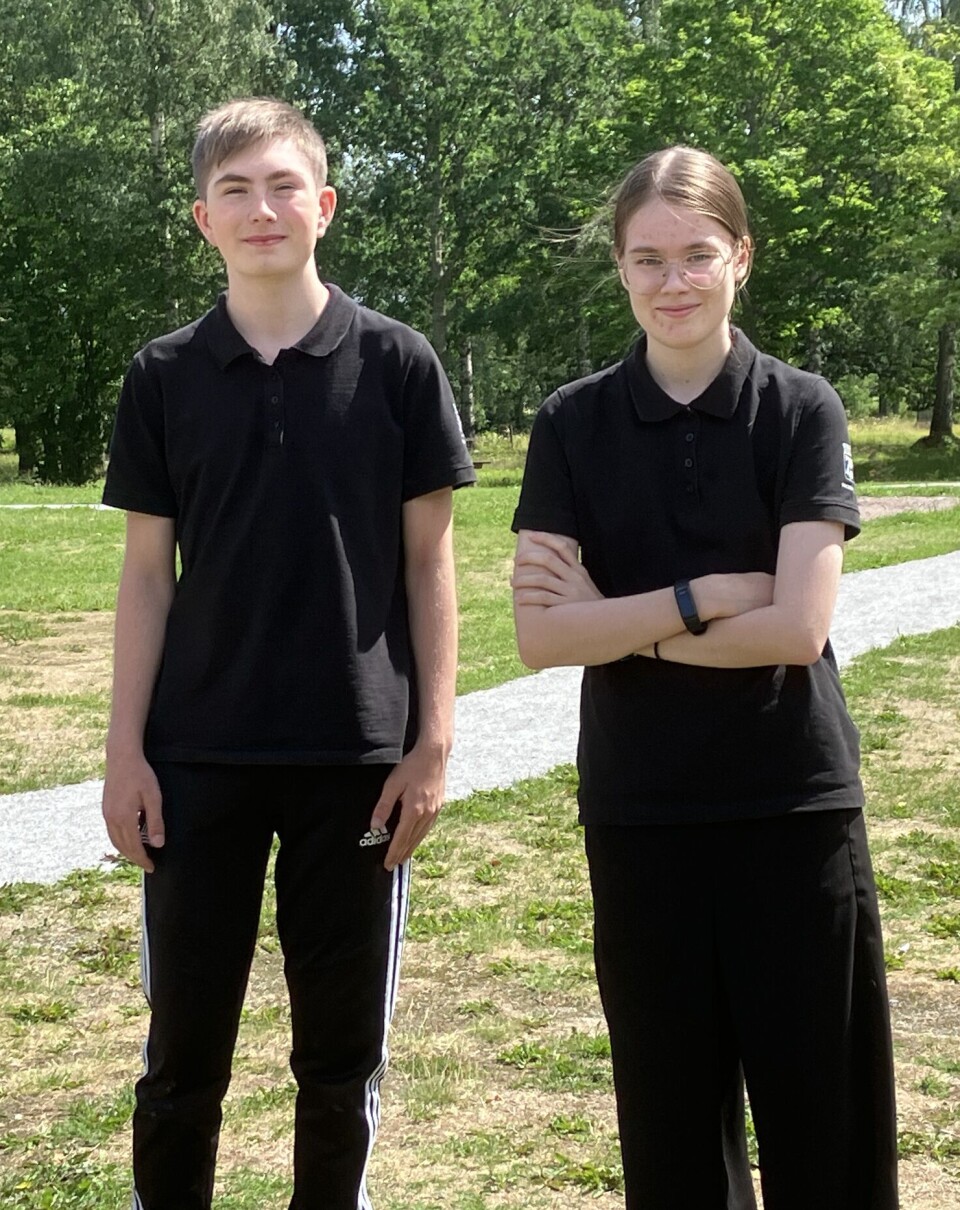Elias Thorsen och Molly Winbladh.