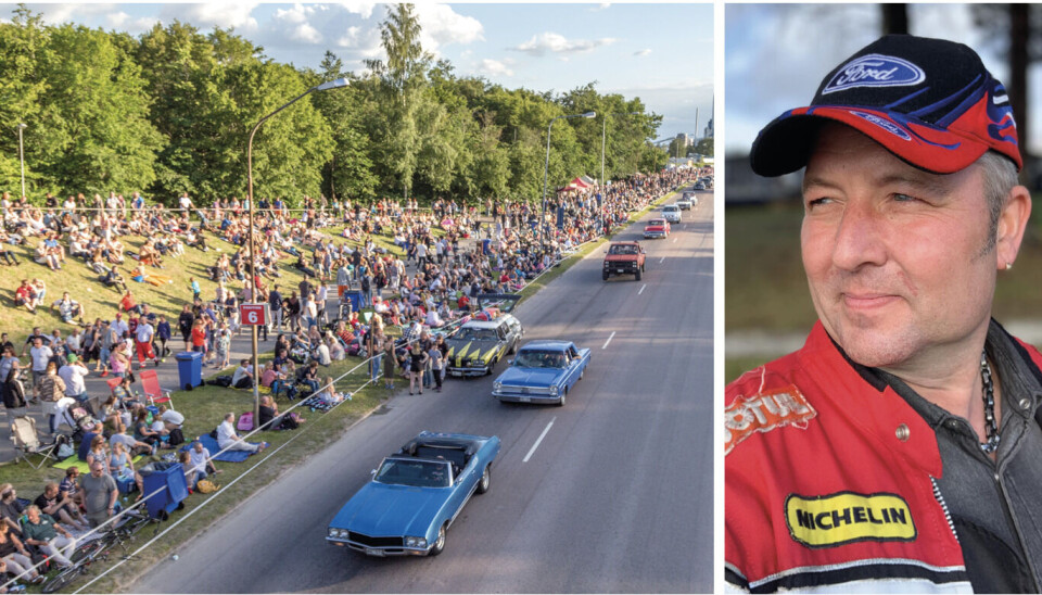 Vill rädda folkfesten. Fredrik Munkvold är initiativtagare till bildandet av föreningen Varos Cruising och hoppas därigenom att cruisingen, folkfesten och den familjära communityn runt Summer Meet kan leva kvar.