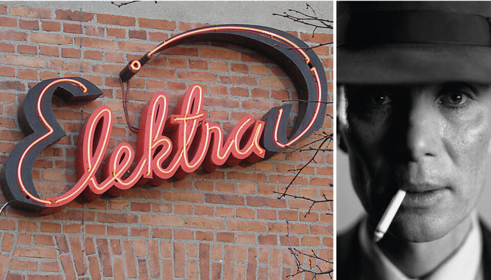 Elektra Bio visar Christopher Nolans nya storfilm ”Oppenheimer” – med Cillian Murphy i huvudrollen – analogt i 35-millimeterformatet. Elektra Bio visar Christopher Nolans nya storfilm ”Oppenheimer” – med Cillian Murphy i huvudrollen – analogt i 35-millimeterformatet.