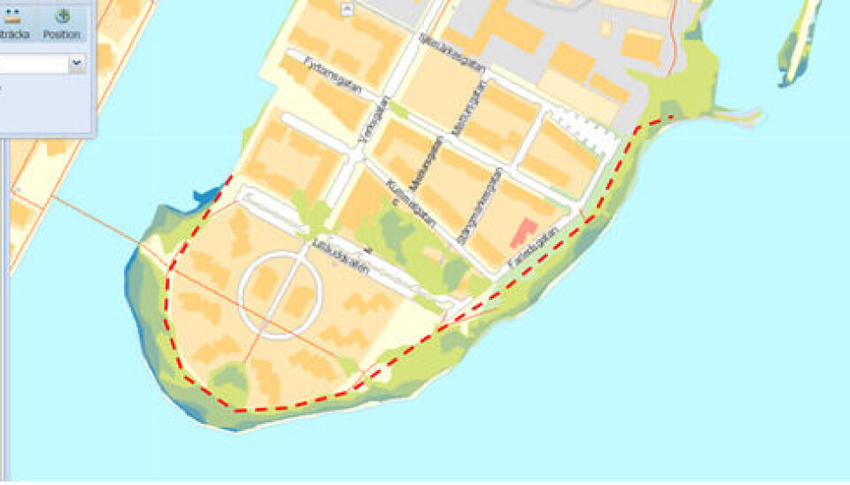 Här kommer det nya översvämningsskyddet att testas när Västerås stad, Räddningstjänsten Mälardalen och Mälarenergi håller i en övningsdags.
