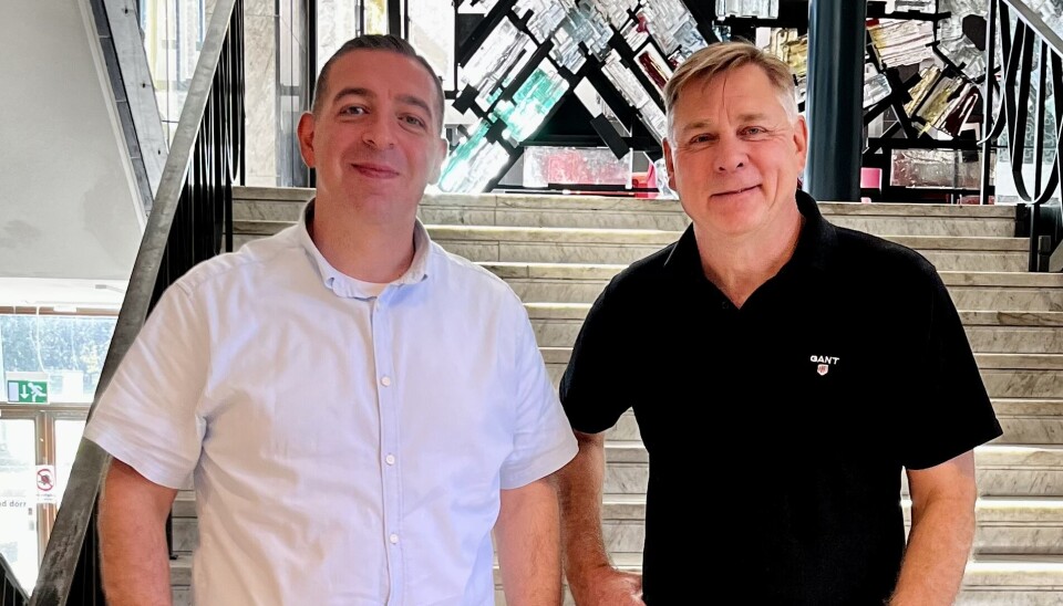 Roger Haddad bjöd in Klas Brink till Stadshuset.