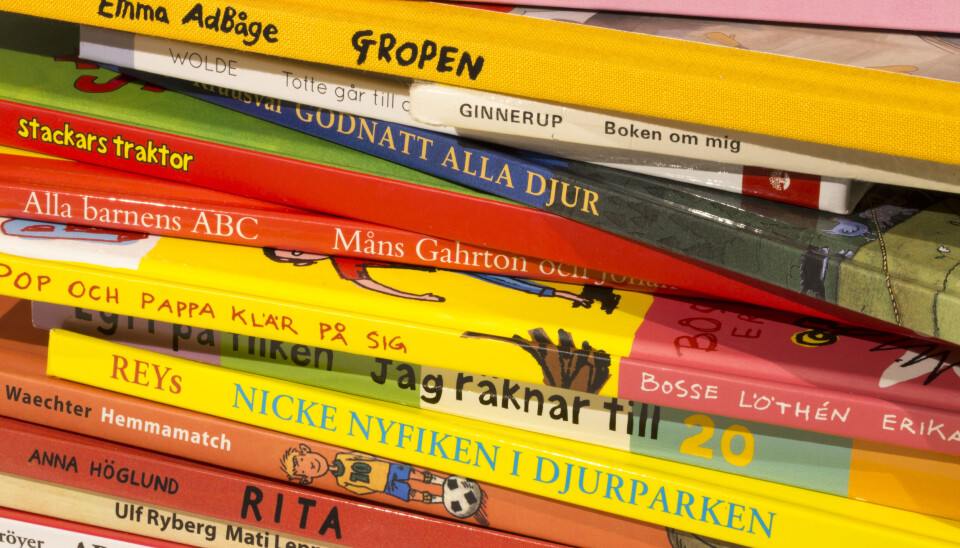 Barnböcker. Arkivbild. Barnböcker. Arkivbild.