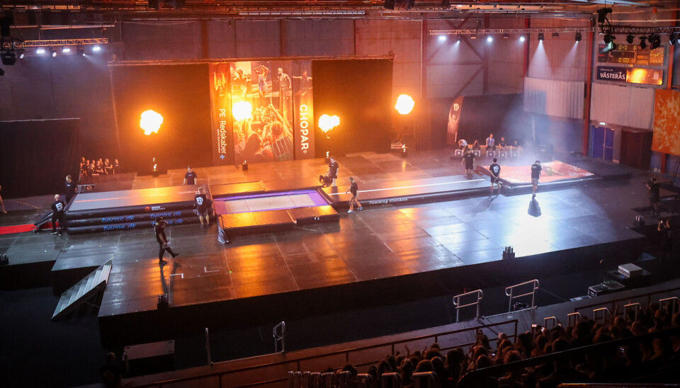 Stor gymnastikshow i Västerås Arena