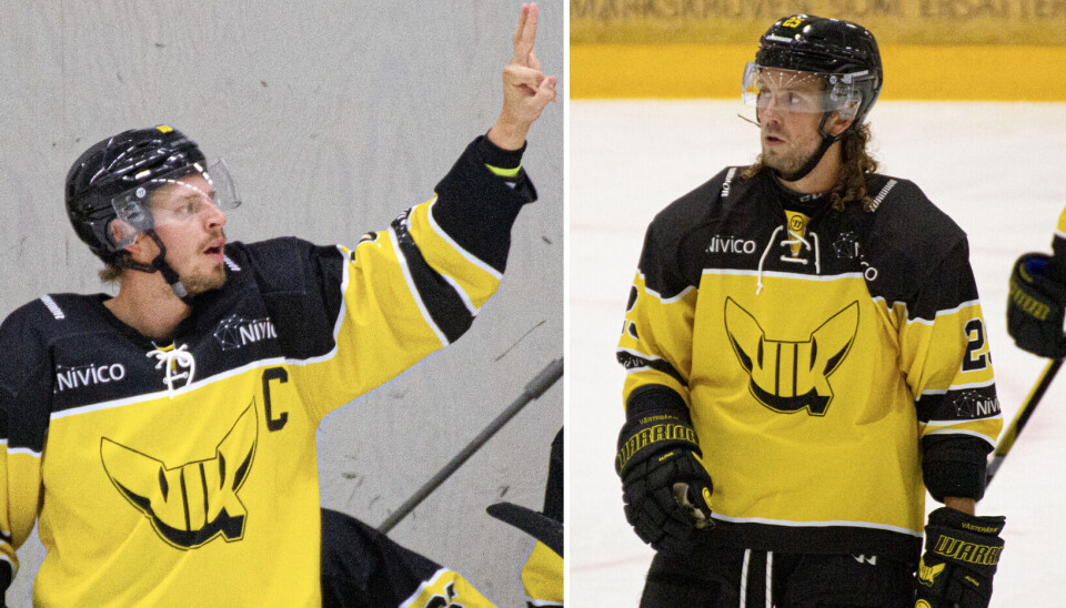 Jansson Lorek och Bergman under en av försäsongsmatcherna. Jansson Lorek och Bergman under en av försäsongsmatcherna.