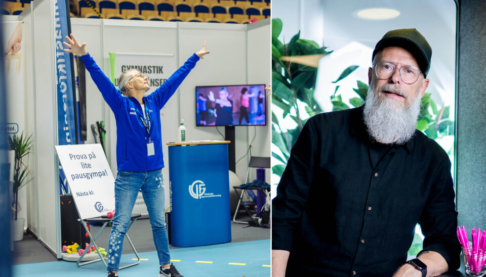 Aktiv mässa. Bland utställarna finns bland annat Västerås Gymnastikförening och Korpen som erbjuder träning för seniorer. Christer Rispling (t h), Art direktor Box of, ser fram emot mässan och väntar sig mycket folk.