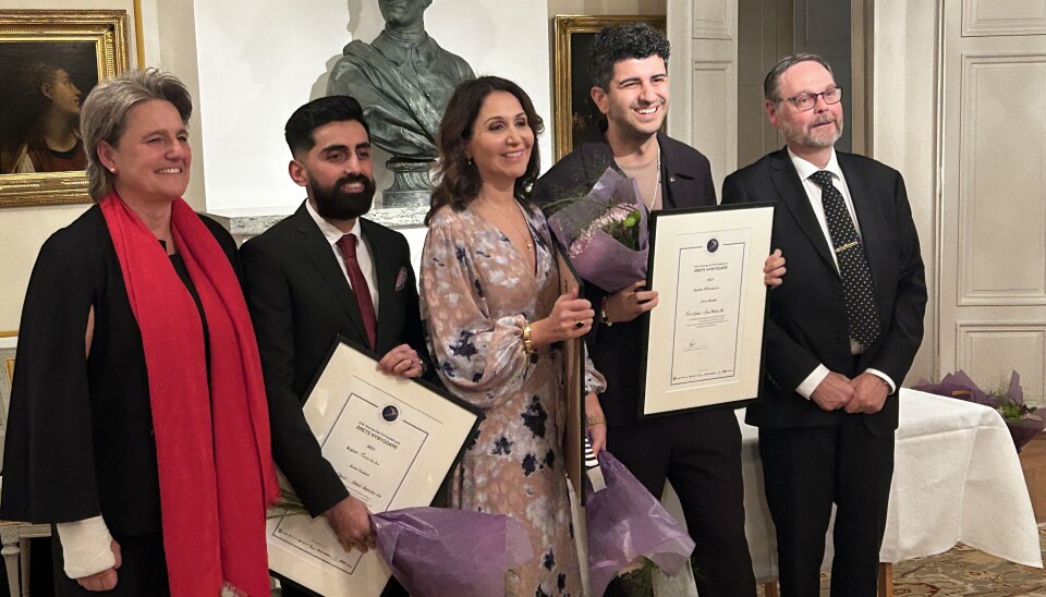 Simona Hef, Omar Al-Obaidi, Lana Joelsson, Arash Gilan och Johan Sterte.