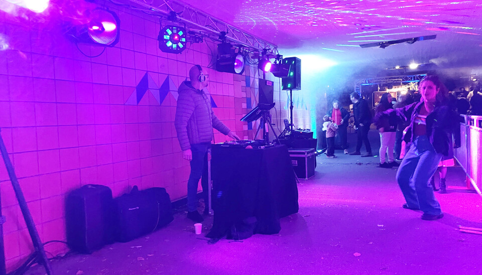 27 oktober: Tunneldisco. Dags att dansa loss igen ute i det fria.