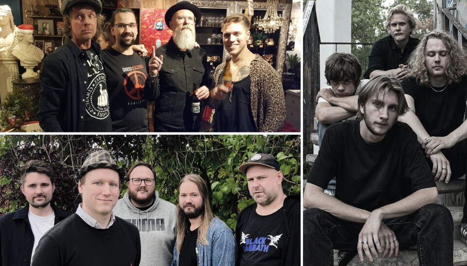 Festivalbanden. Le Punk d’Amore, Mathias Helsing Andersson & Himlabandet och Forever Now.