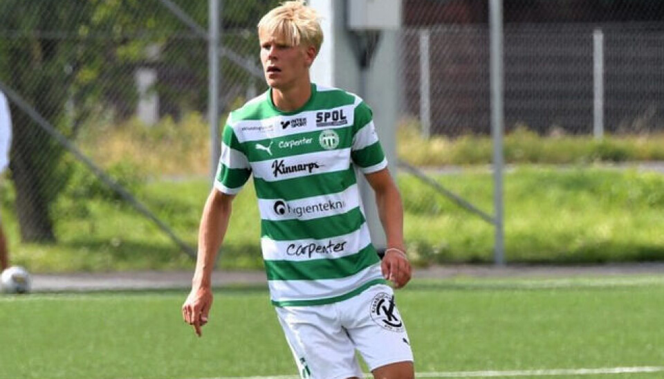 Marcus Linday är klar för allsvenska VSK. ”Det känns fantastiskt bra”, säger 20-åringen.