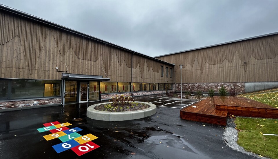 Hallen är fin både på insidan och utsidan.