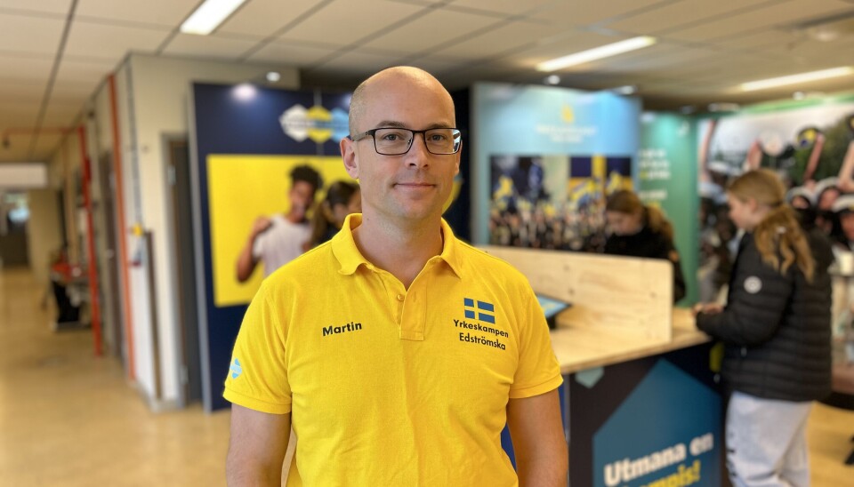 Martin Jacobsson, yrkeslärare och förstelärare på Edströmska gymnasiet.