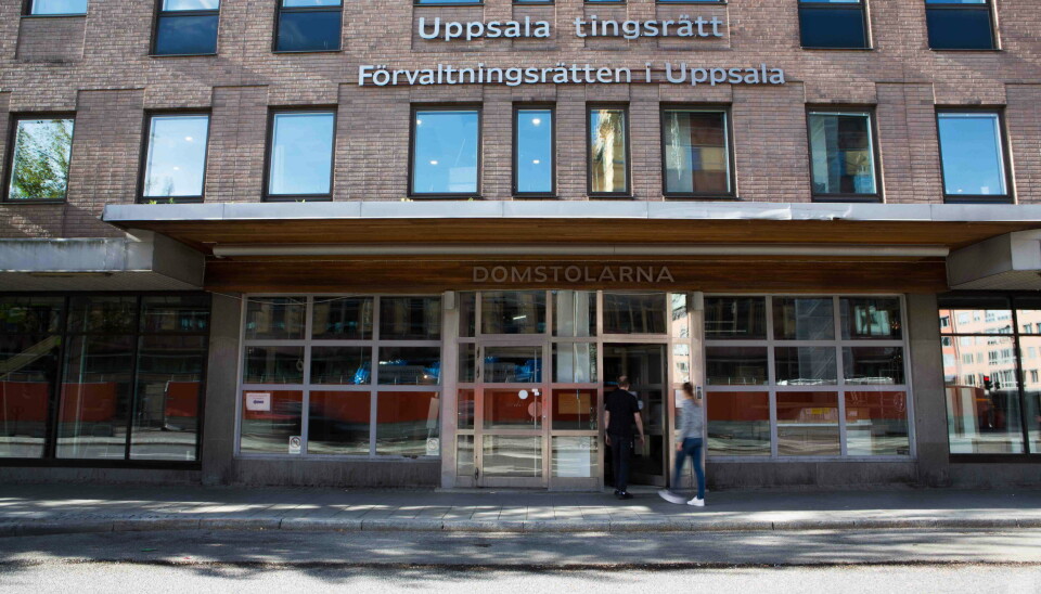 Uppsala tingsrätt. Arkivbild. Uppsala tingsrätt. Arkivbild.