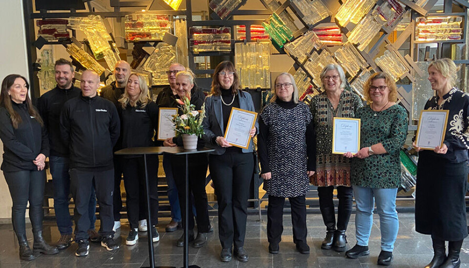 Från vänster: Team PFG (7), Christina Östling Karlsson, Ann-Charlotte Pätsi, Carina Thunell Krüger, Anna Nilsson och Annika Sundström.