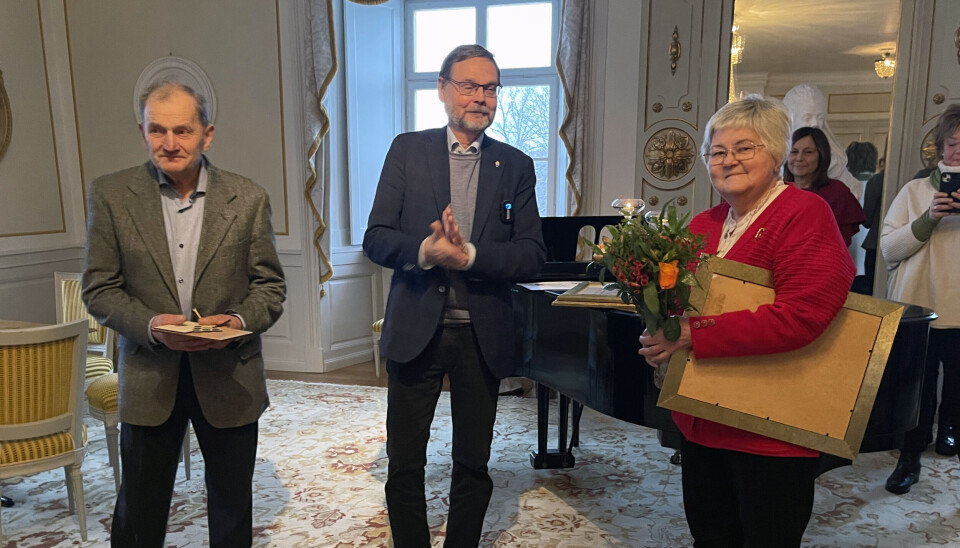 Ingvar Pettersson, Johan Sterte och Gunnel Pettersson