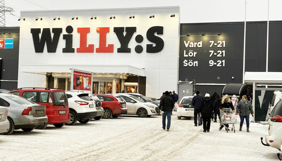 Efterlängtad öppning. I torsdags öppnade Willys på sin ordinarie adress på Erikslund.