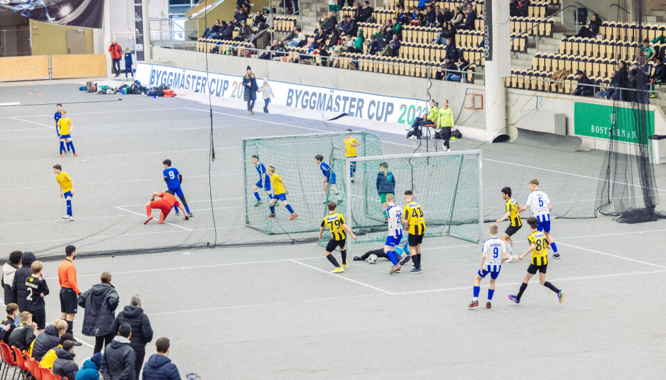 Andra upplagan. Byggmäster cup i futsal byter spelplats mot premiärupplagans ABB Arena Syd till Bellevue.