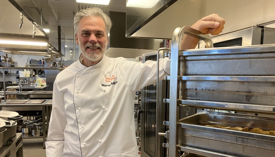 Marcus Hallgren, rektor på Tranellska gymnasiet, berättar att det är kul att de växer så det knakar.