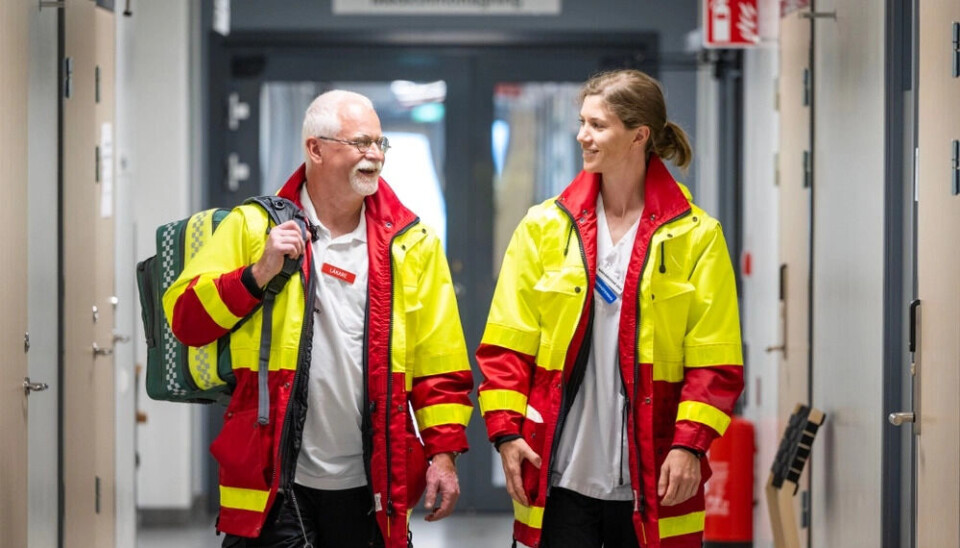 Olof Bengtson, överläkare, Närsjukvård öst och Karina Orvendal, sjuksköterska, Närvårdsteam Sala.