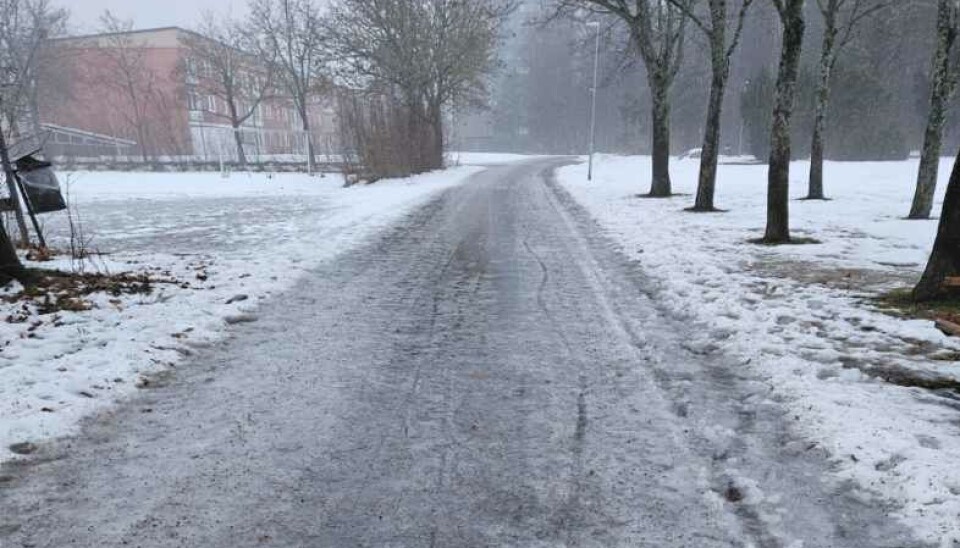 Glashalt. Hala cykelbanor är vardag för Kicki och hennes kollegor.