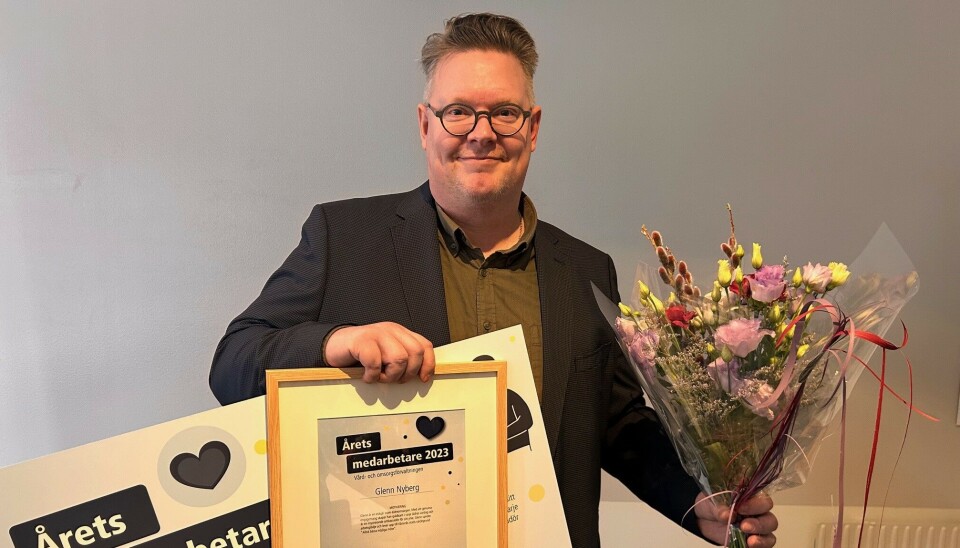 Glenn först ut att prisas som årets medarbetare