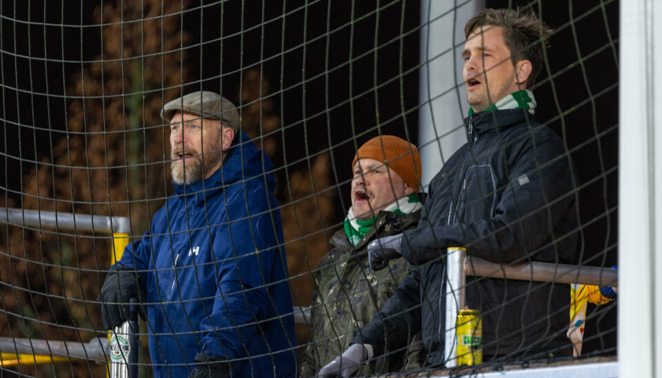 Johan Hjulström (till höger) följde – med speciallösningar – VSK även under pandemirestriktionerna.
